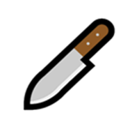 Microsoft knife emoji